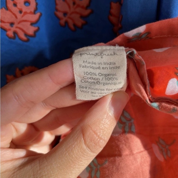 Printfresh Blue and Orange Floral Mini Dress - Picture 5 of 8